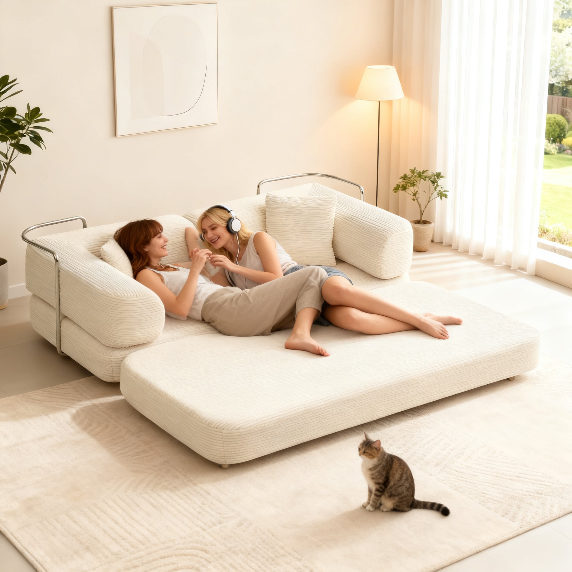 T-490B Crackers, foldable sofa bed