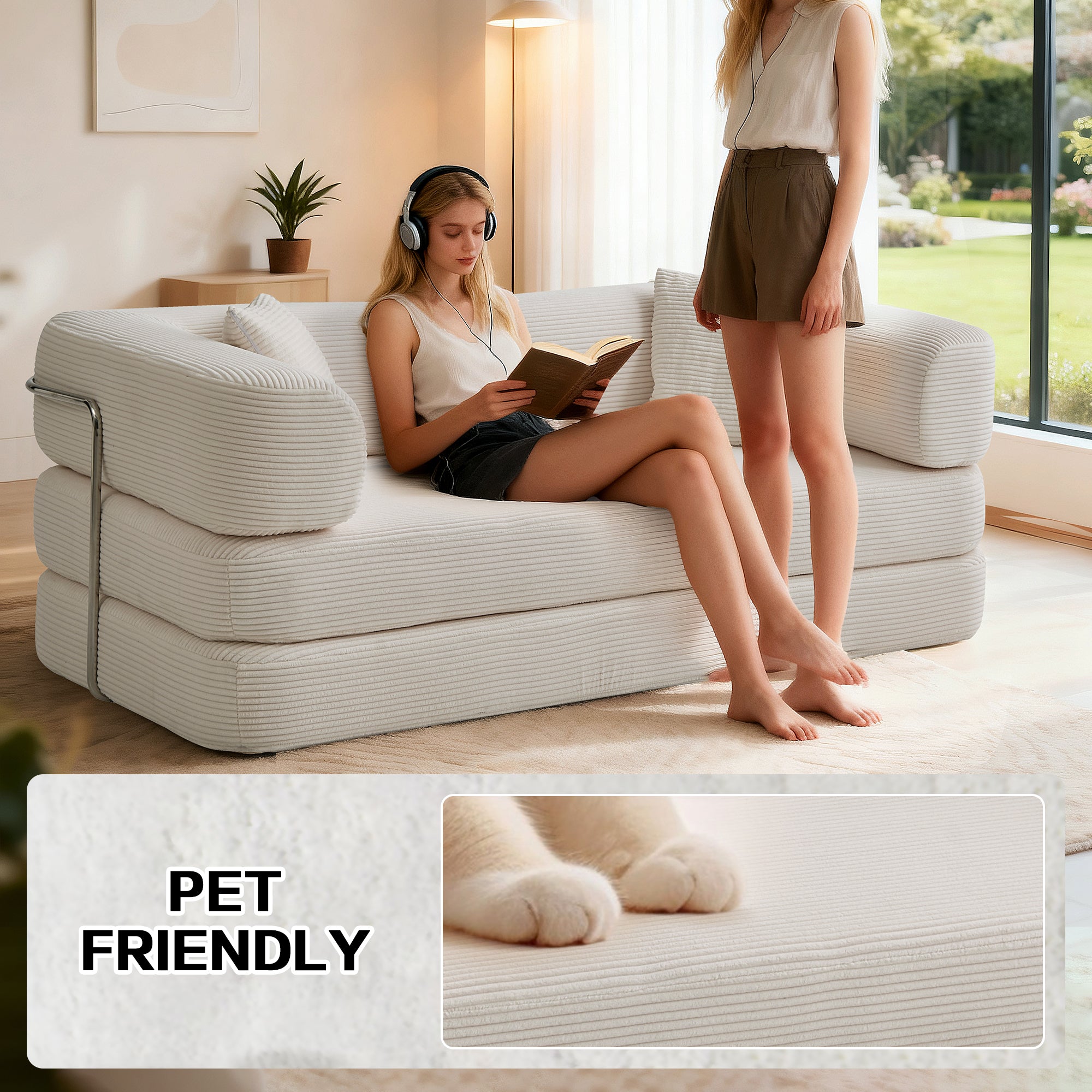 T-490B Crackers, foldable sofa bed
